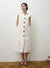 Linen Sleeveless Midi Dress