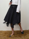 Luxe Fringe Midi Skirt