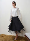 Luxe Fringe Midi Skirt
