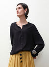 Rose Long-Sleeve Blouse