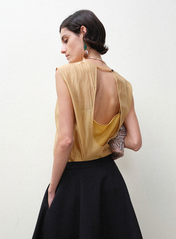 Organza Vest Set