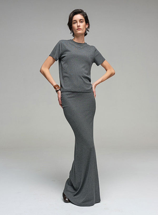 Modal Slim Fit Skirt