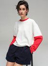 Neutral Style Patchwork T-shirt