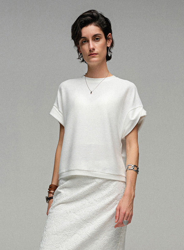 Relax Rib Short-sleeve T-shirt
