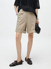 Wrinkle-Resist Casual Shorts