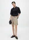 Wrinkle-Resist Casual Shorts