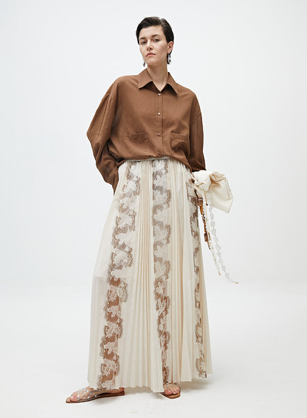 Elegant French Lace Skirt