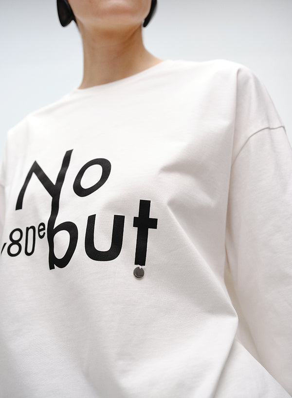 Oversized Printed Cotton T-Shirt