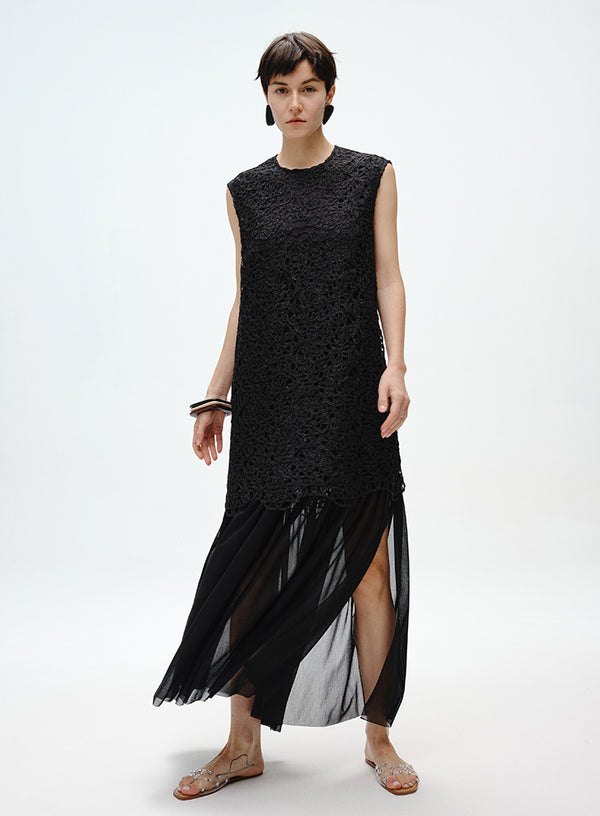 Cutout Lace Dress
