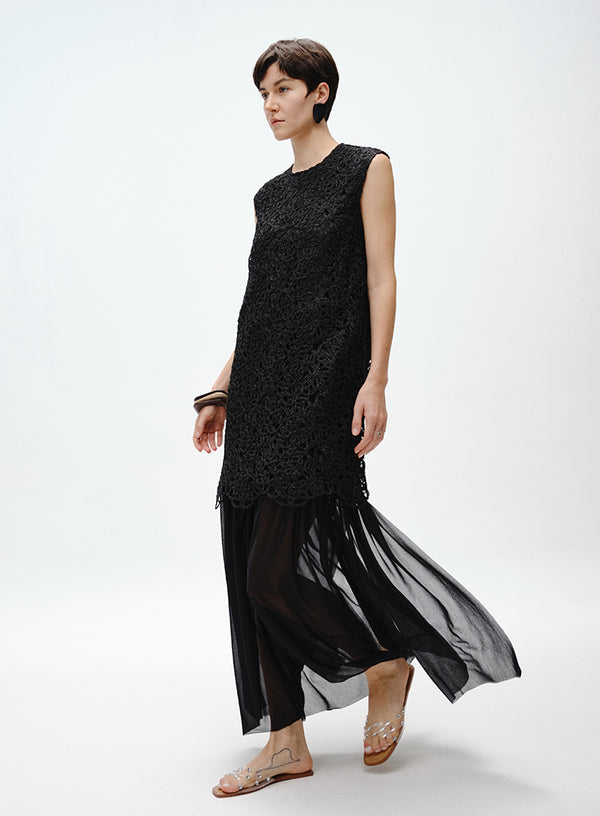 Cutout Lace Dress