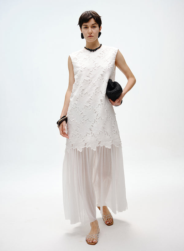 Lily Layered Linen Dress