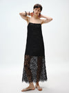 Cutout Lace A-Line Dress