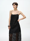 Cutout Lace A-Line Dress
