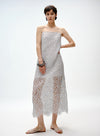 Cutout Lace A-Line Dress