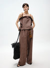 Summer Linen Wide-Leg Pants