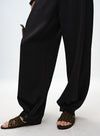 Pleated Adjustable Cuff Trousers