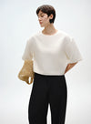 Cropped Linen Tee