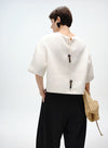 Cropped Linen Tee