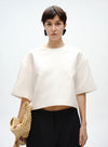 Cropped Linen Tee