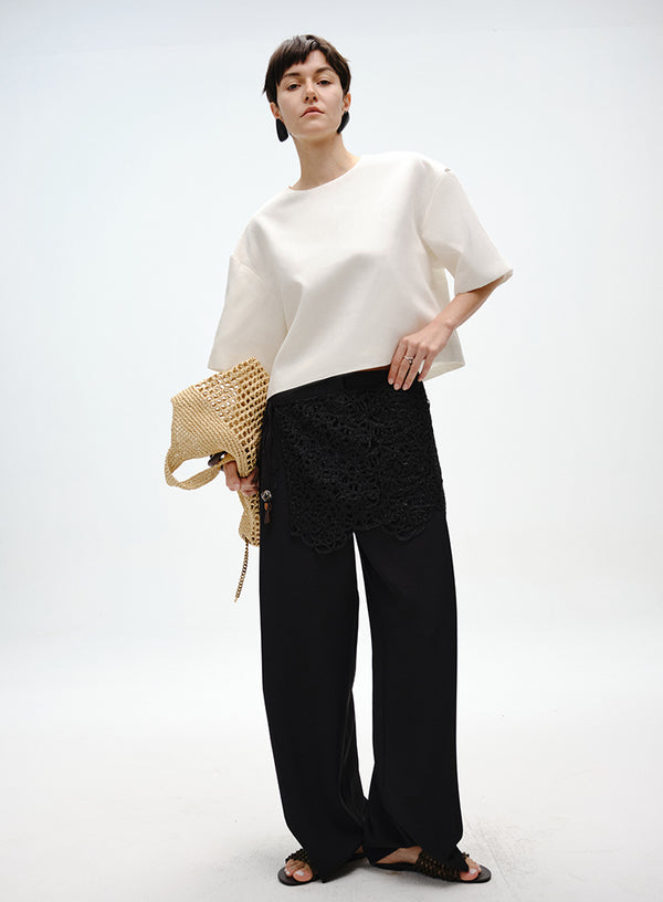 Pleated Adjustable Cuff Trousers