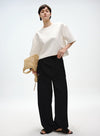 Cropped Linen Tee