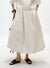 Linen Bubble Hem Skirt