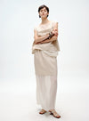 Sheer Layered Midi Skirt