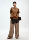 Pleated Adjustable Cuff Trousers