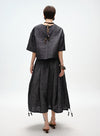 Linen Bubble Hem Skirt