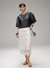 Cropped Linen Tee