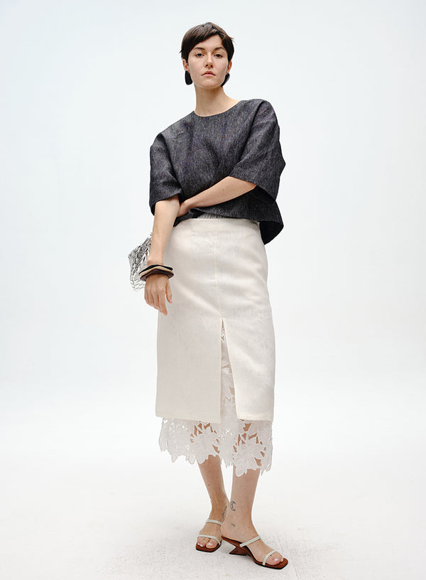 Lily Linen Two-Piece Skirt