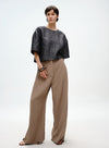 Cropped Linen Tee