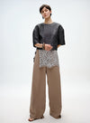 Layered Wrap Tie Mini Skirt