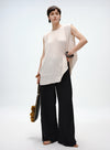 Pleated Adjustable Cuff Trousers