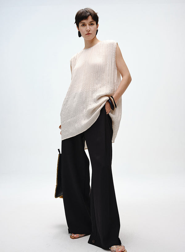 Bodhi Pleated Sleeveless Top
