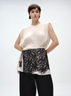 Layered Wrap Tie Mini Skirt