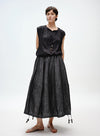 Linen Bubble Hem Skirt