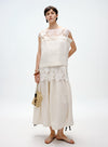 Lily Cutout Linen Camisole