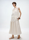 Linen Bubble Hem Skirt