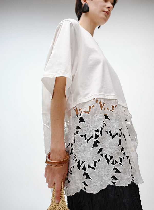 Floral Patch Relaxed Tee