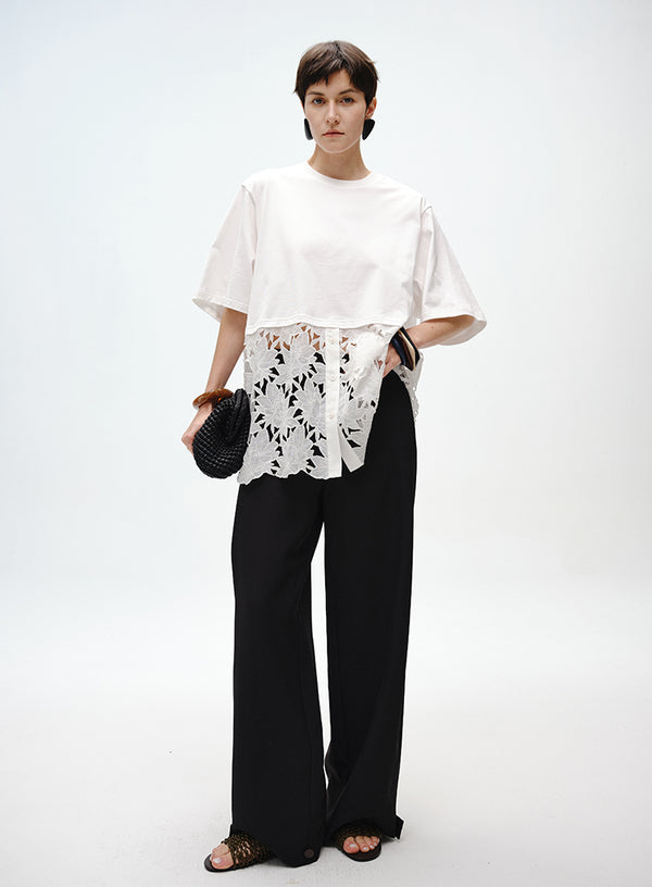 Pleated Adjustable Cuff Trousers