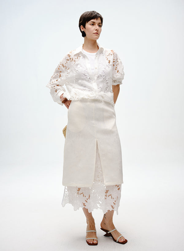 Lily Linen Two-Piece Skirt