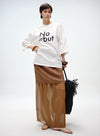 Sheer Layered Midi Skirt