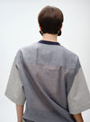 Casual Patchwork Short Sleeve Tee