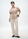 Classic Belted Shirt with Twist
