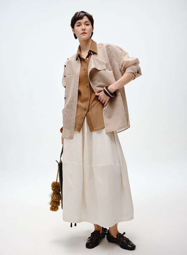 Loose Chic Shirt Set