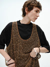 Mesh Two-Piece T-Shirt Dress