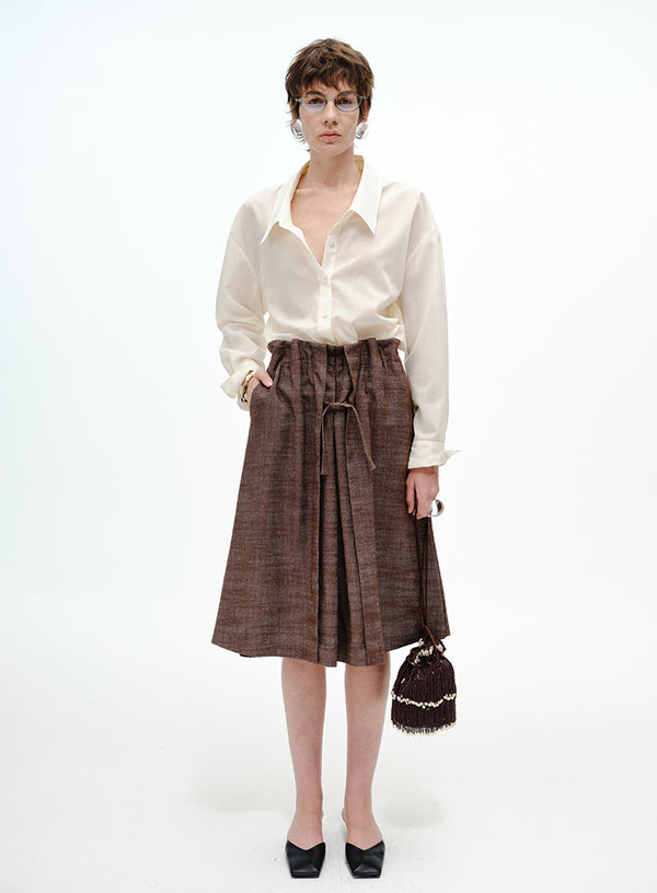 Breathable Oversized Collared Blouse