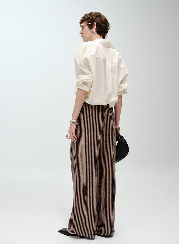 Breathable Oversized Collared Blouse
