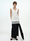 Elegant High-Slit Tail Skirt